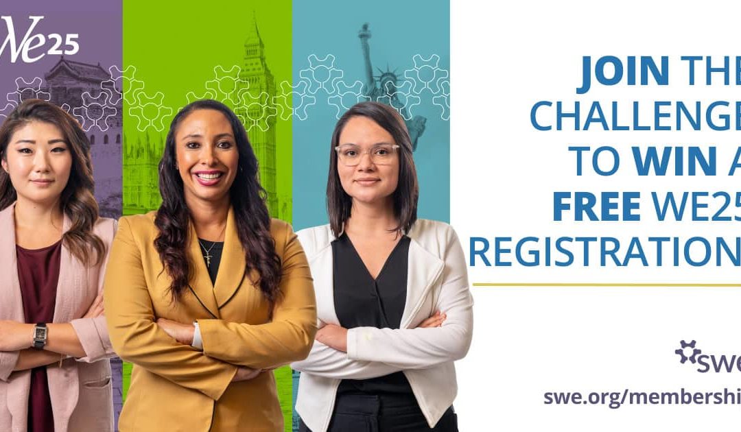 Join the #OneSWE Challenge to Win a WE25 Registration!
