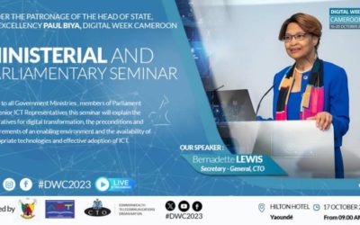Ministerial and Parliamentary Seminar: 17 October, 2023 at the Yaounde Hilton Hotel, Republic of Cameroon.