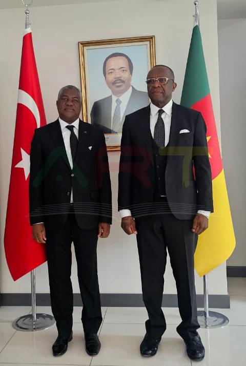 on-the-sidelines-of-the-itu-global-symposium-for-regulators-2026,-he.-victor-tchatchouwo,-cameroon’s-ambassador-to-turkey,-received-in-audience-the-director-general-of-the-telecommunications-regulatory-board-(trb),-professor-philemon-zoo-zame,-together-w